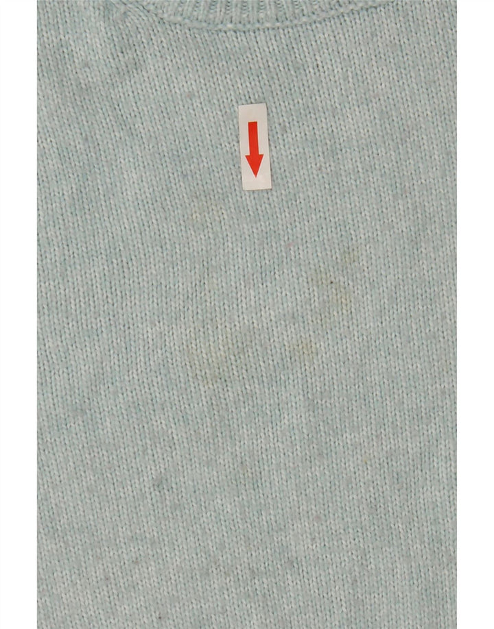 Maglione maglione a collo alto da donna Marks & Spencer UK 14 medio Turchese