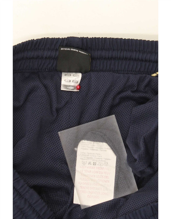 Umbro Pantaloni da tuta da uomo Joggers Large Blu Navy Colourblock Poliestere