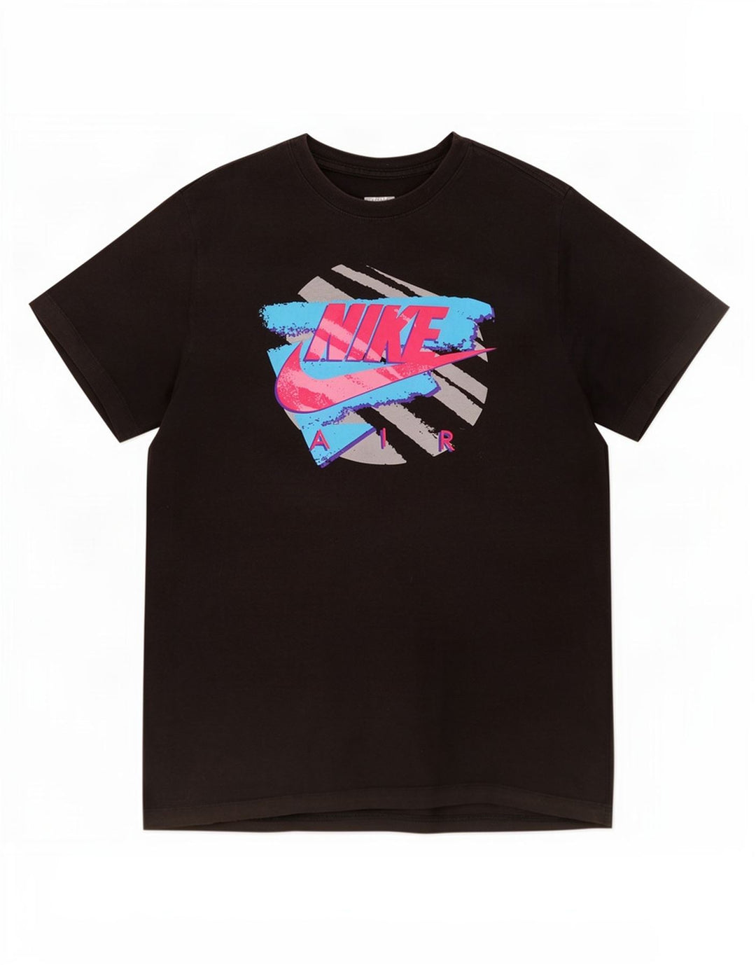 T-shirt grafica da uomo Nike Top in cotone nero medio
