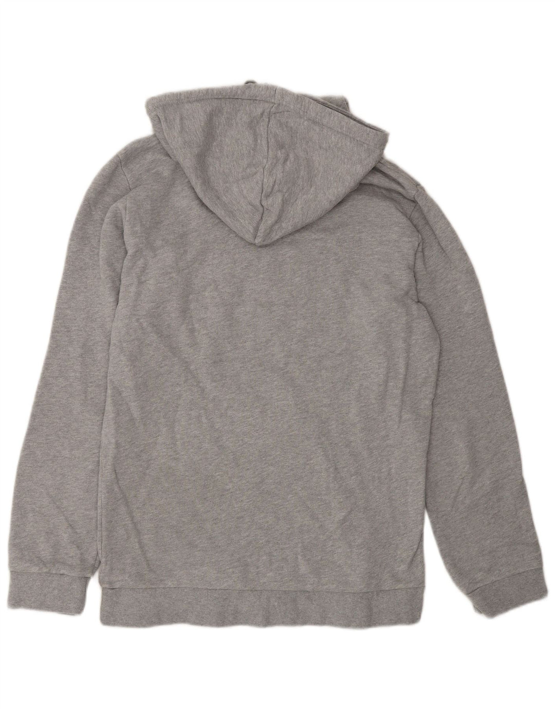 ADIDAS Mens Graphic Hoodie Jumper Small Grey Cotton