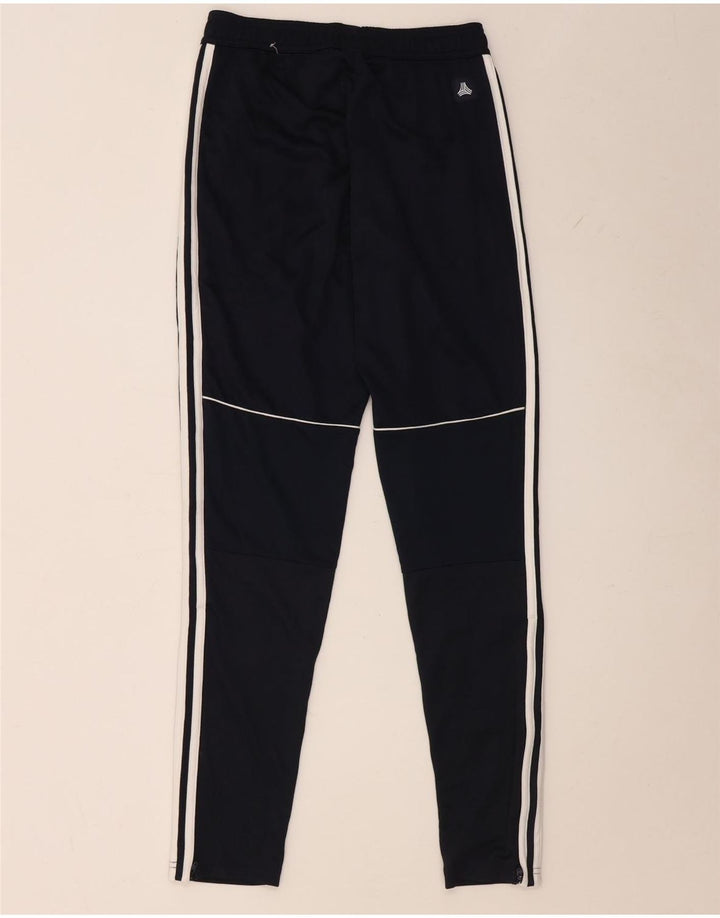Pantaloni da tuta da donna Adidas UK 4 XS poliestere blu navy