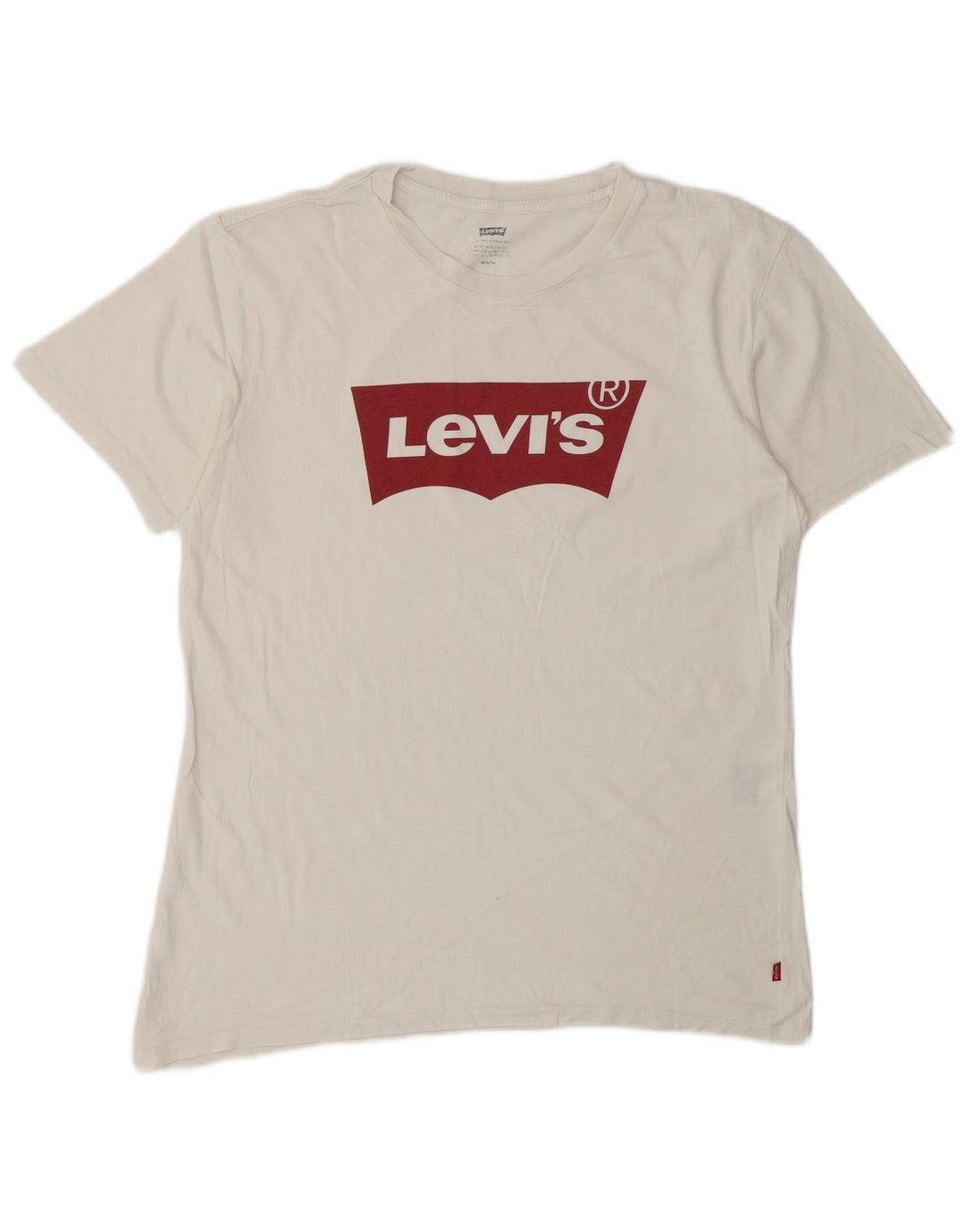 T-shirt grafica da uomo LEVI'S bianca media
