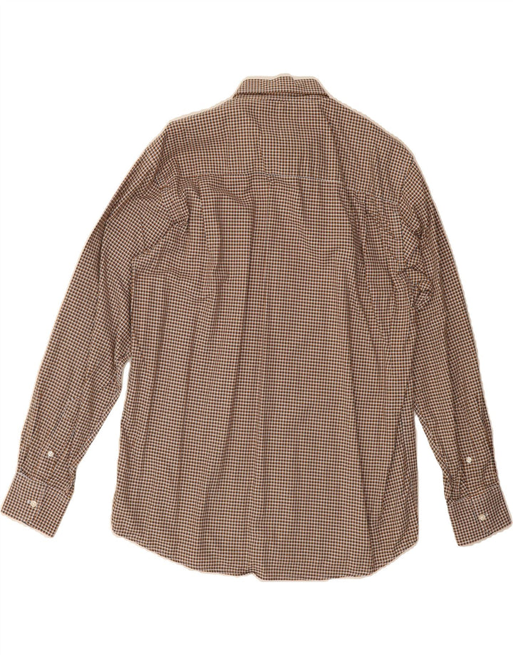 A.W.DUNMORE Mens Flannel Shirt Size 41/42 Large Brown Check Vintage A.W.Dunmore and Second-Hand A.W.Dunmore from Messina Hembry 