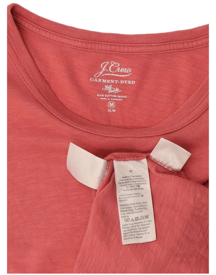 T-shirt slim da uomo J. Crew in cotone rosa medio