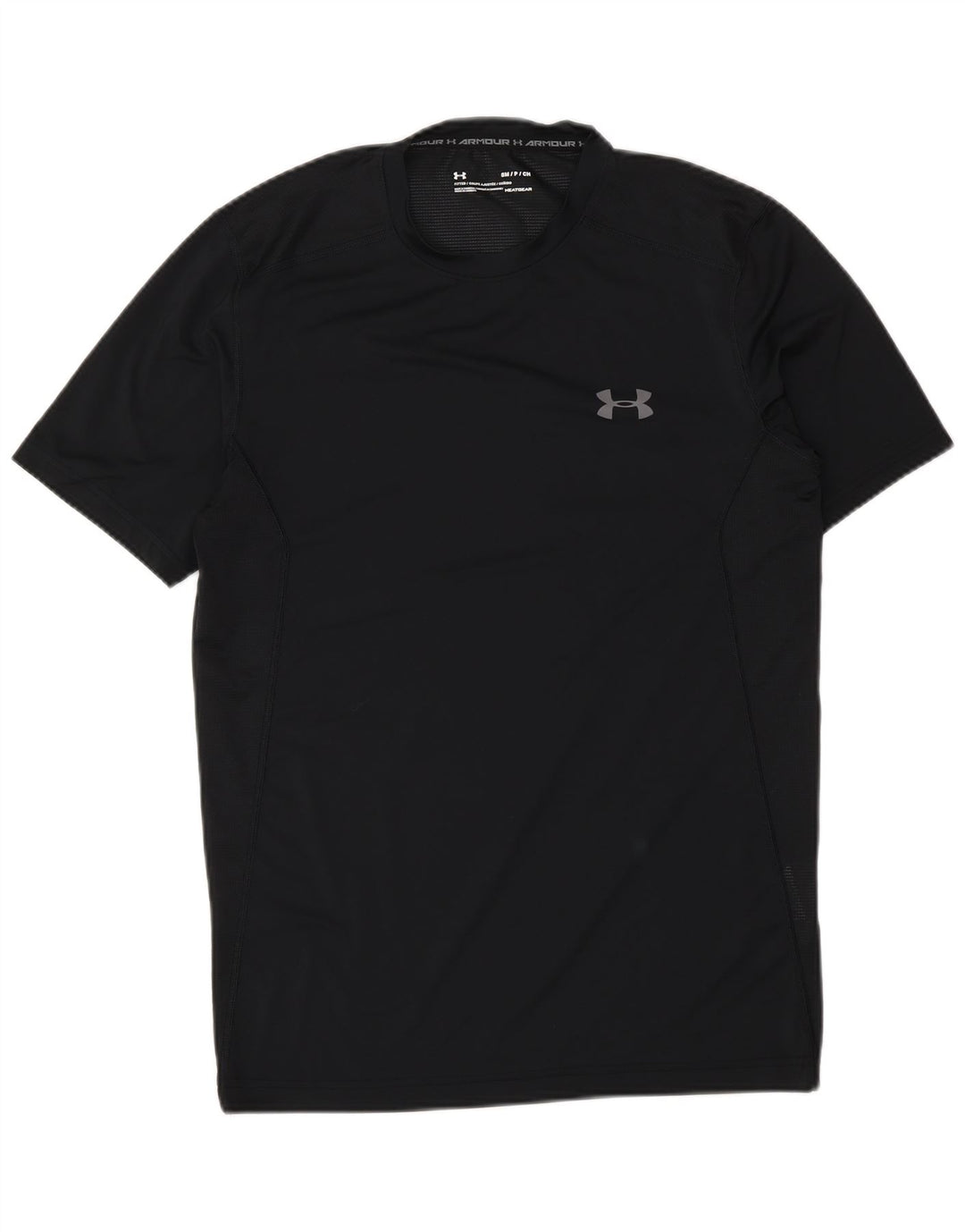 T-shirt da uomo UNDER ARMOUR Heat Gear Top medio poliestere nero