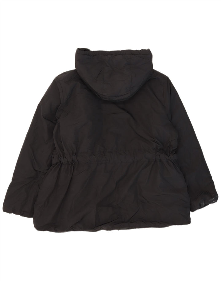 Giacca imbottita con cappuccio da donna Marks & Spencer UK 20 2XL poliestere nero