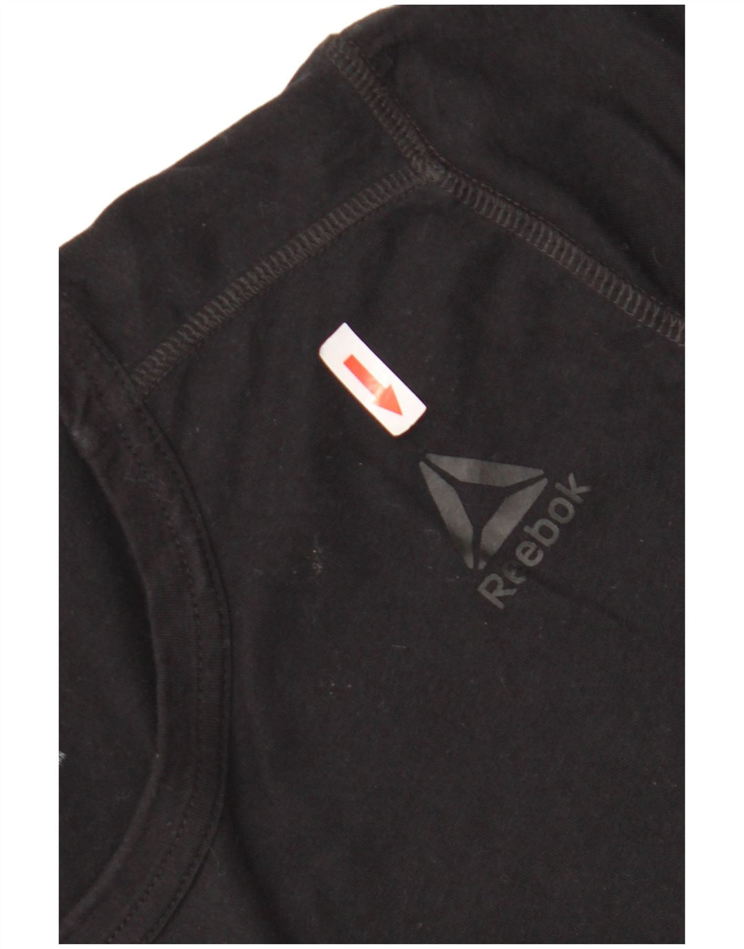 T-shirt Reebok da uomo Top Small in cotone nero