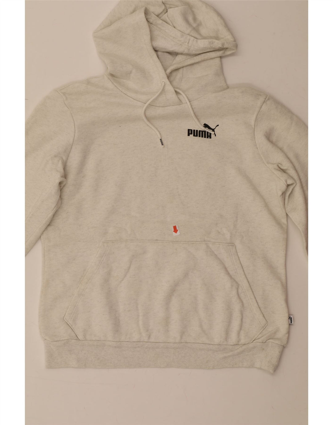 PUMA Womens Hoodie Jumper UK 14 Medium Grey Cotton Vintage Puma and Second-Hand Puma from Messina Hembry 