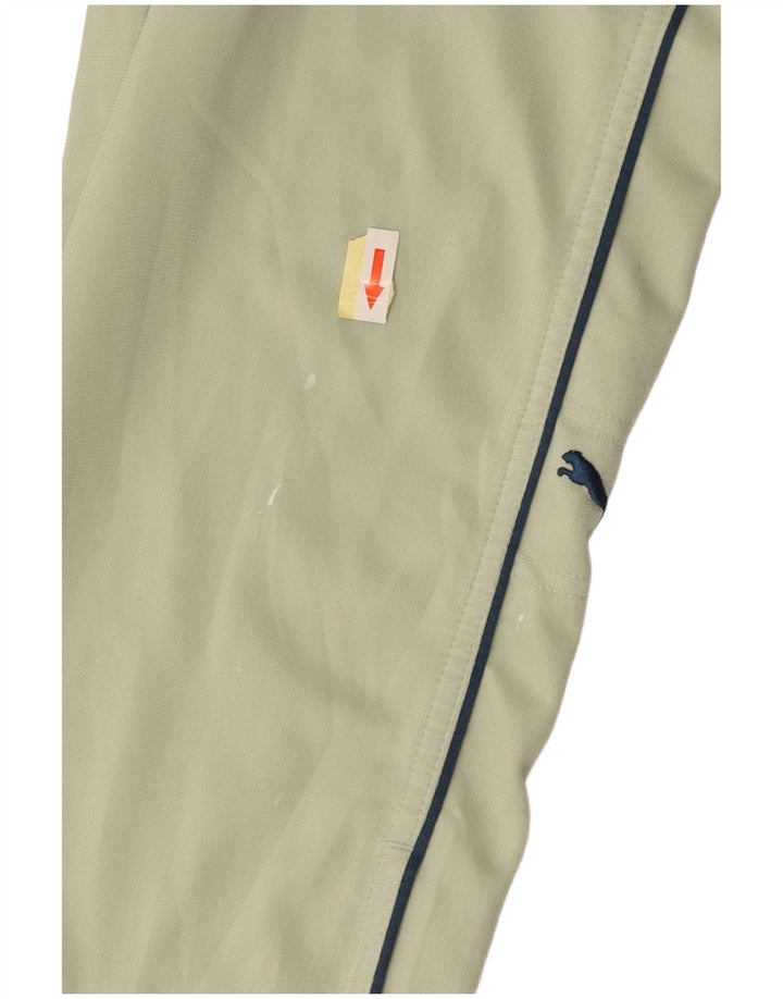 Pantaloni da tuta da uomo PUMA in poliestere verde medio