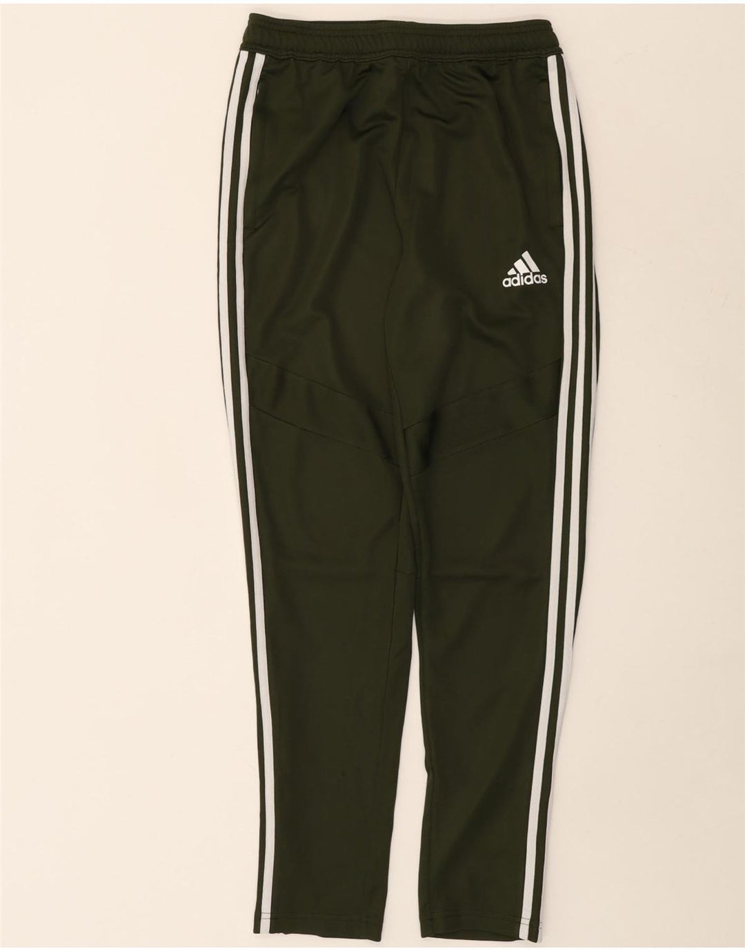 Pantaloni della tuta Adidas Climacool da ragazzo 13-14 anni in poliestere kaki