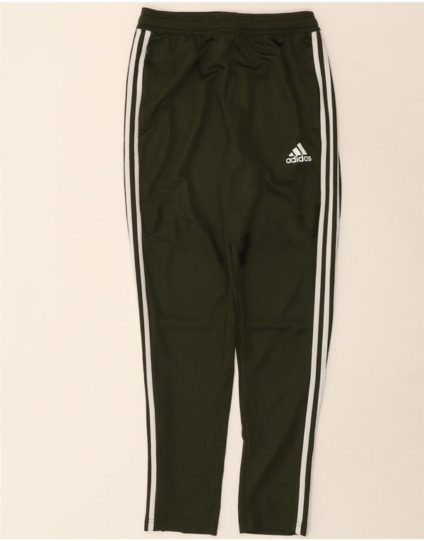 Pantaloni della tuta Adidas Climacool da ragazzo 13-14 anni in poliestere kaki
