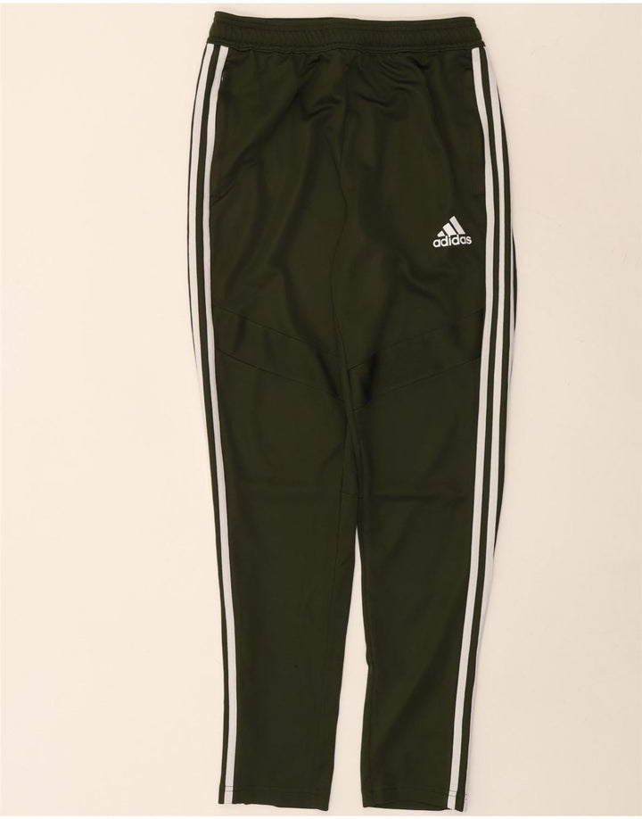 Pantaloni della tuta Adidas Climacool da ragazzo 13-14 anni in poliestere kaki