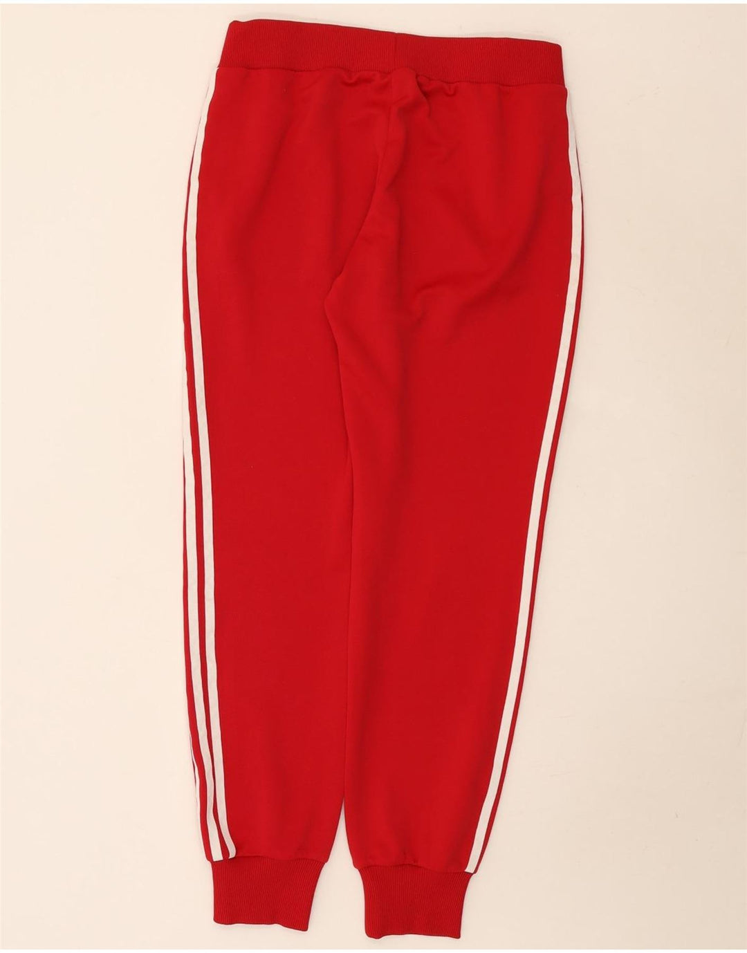 Pantaloni da tuta da donna Adidas Joggers UK 14 Large Rosso Poliestere