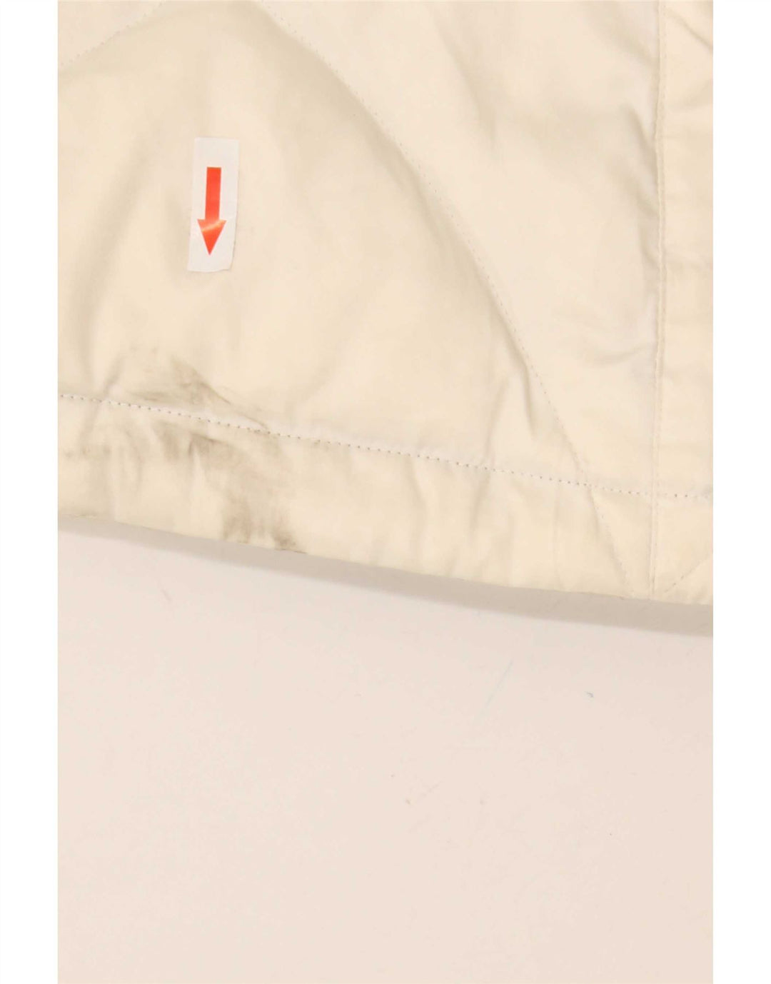 Giacca imbottita da donna The North Face UK 16 Large in nylon bianco sporco