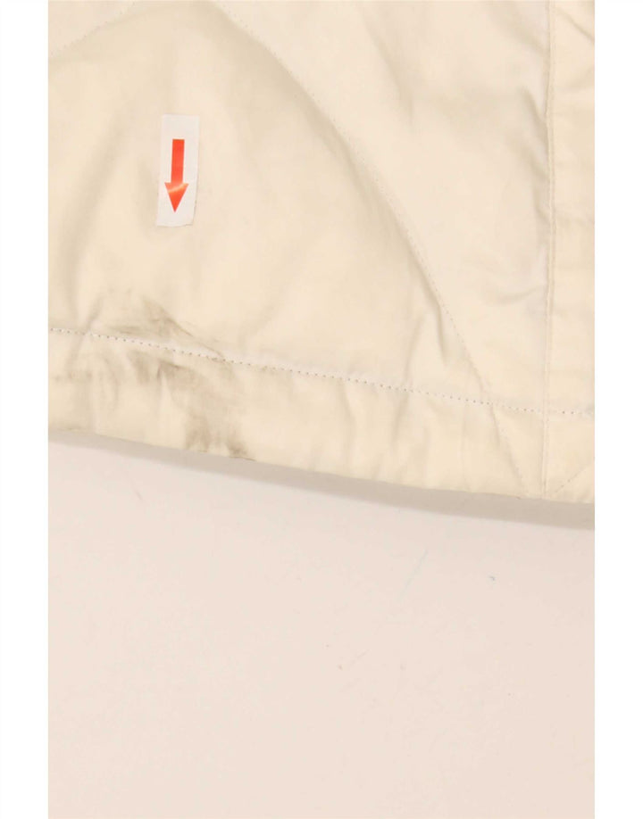 Giacca imbottita da donna The North Face UK 16 Large in nylon bianco sporco