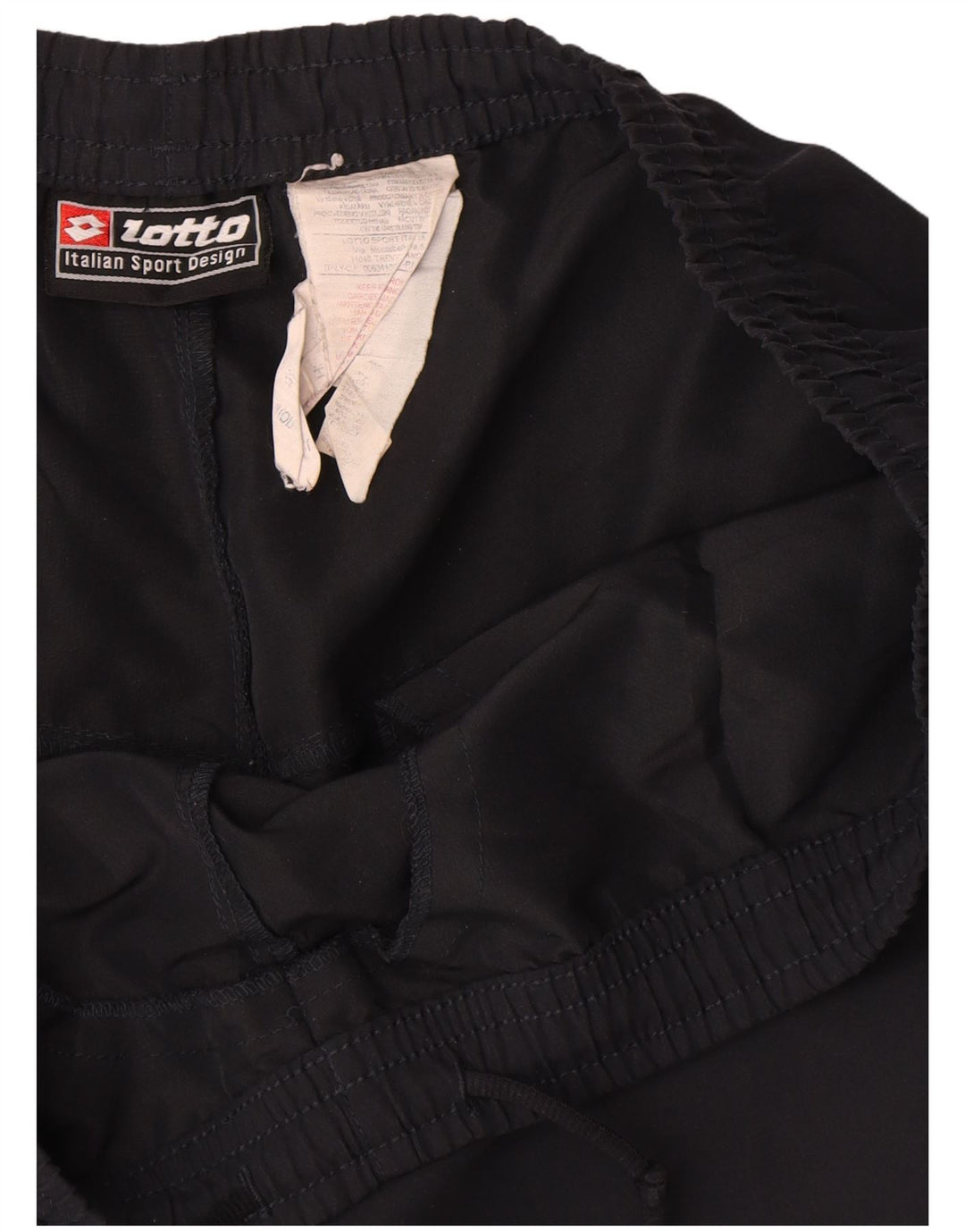 Pantaloncini sportivi da uomo Lotto Large in poliestere blu navy