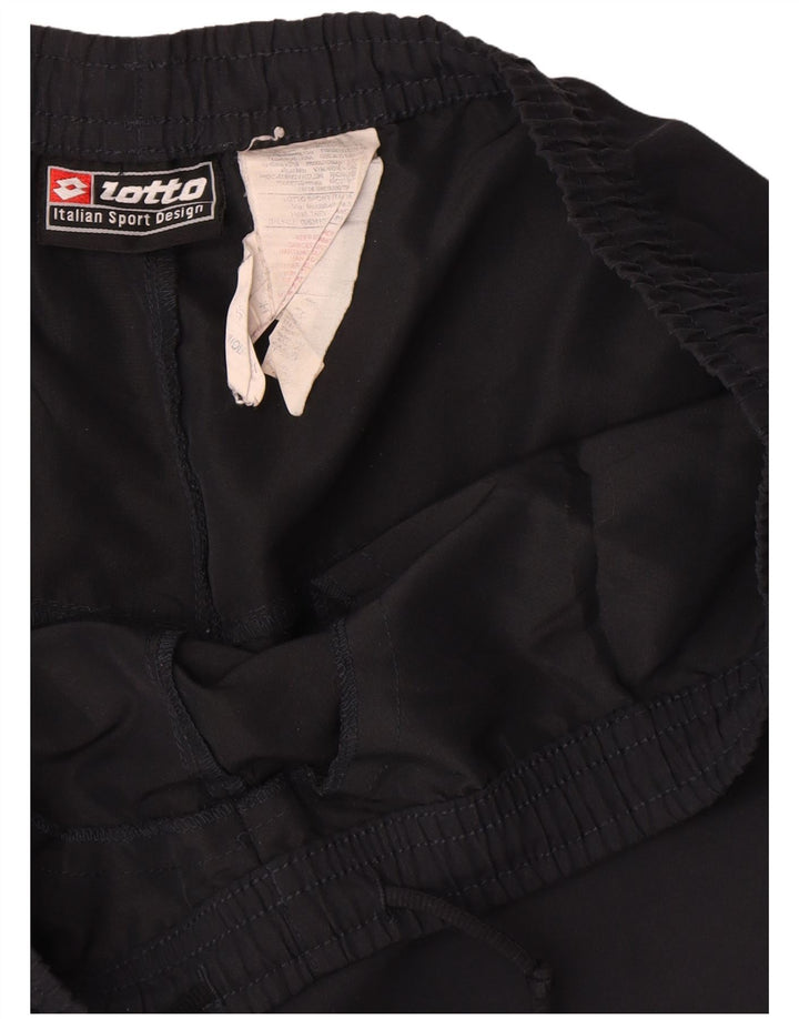 Pantaloncini sportivi da uomo Lotto Large in poliestere blu navy