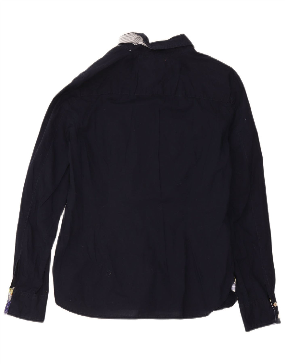 Camicia da donna Tommy Hilfiger UK 12 cotone blu navy medio