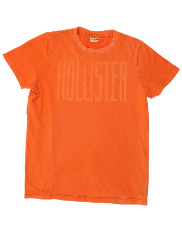 T-shirt grafica da uomo HOLLISTER Top in cotone arancione medio
