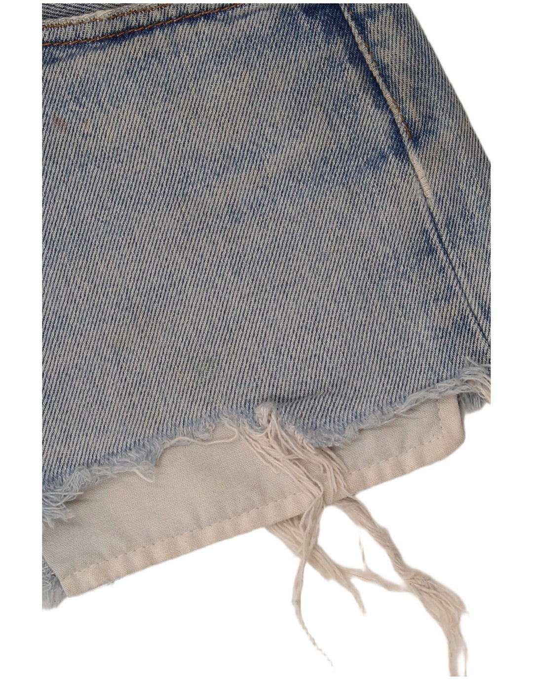 Levi's Donna 501 Mini Gonna in Denim Invecchiato W31 Cotone Blu Medio