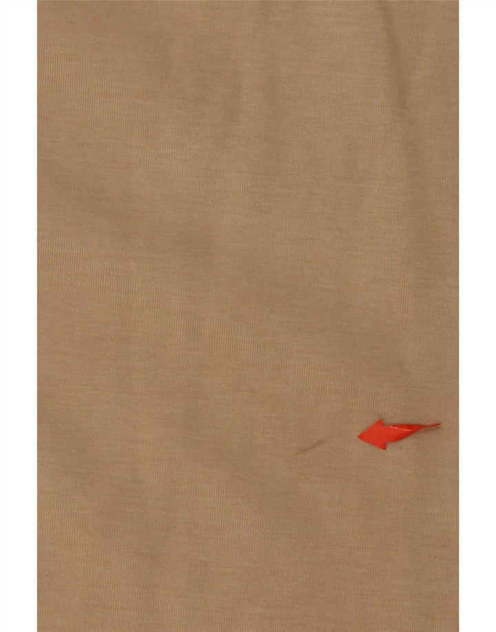 Abito maglione felpa a maniche lunghe da donna ADIDAS UK 6 XS cotone beige