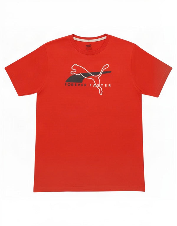 Maglietta grafica Puma da bambino 15-16 anni Rossa