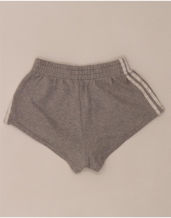 Pantaloncini sportivi Adidas da donna UK 8 piccoli in cotone grigio