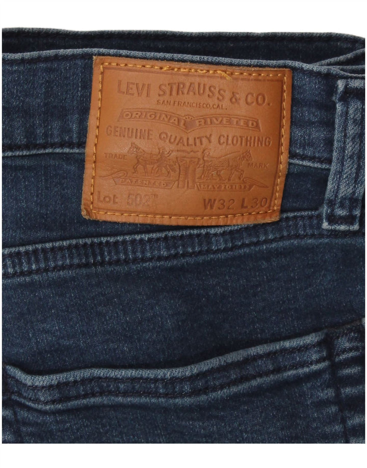 Levi's Uomo 502 Jeans affusolati W32 L30 Cotone blu