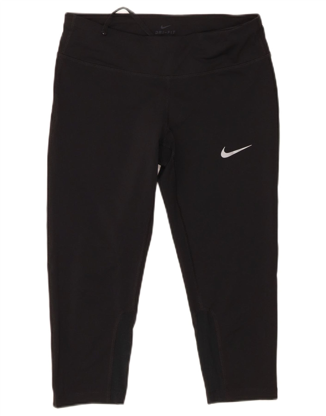 Leggings Nike Climalite Capri da donna UK 10 piccoli poliestere nero