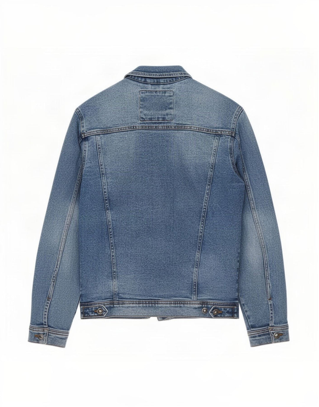 Giacca in denim da uomo Zara UK 38 cotone blu medio
