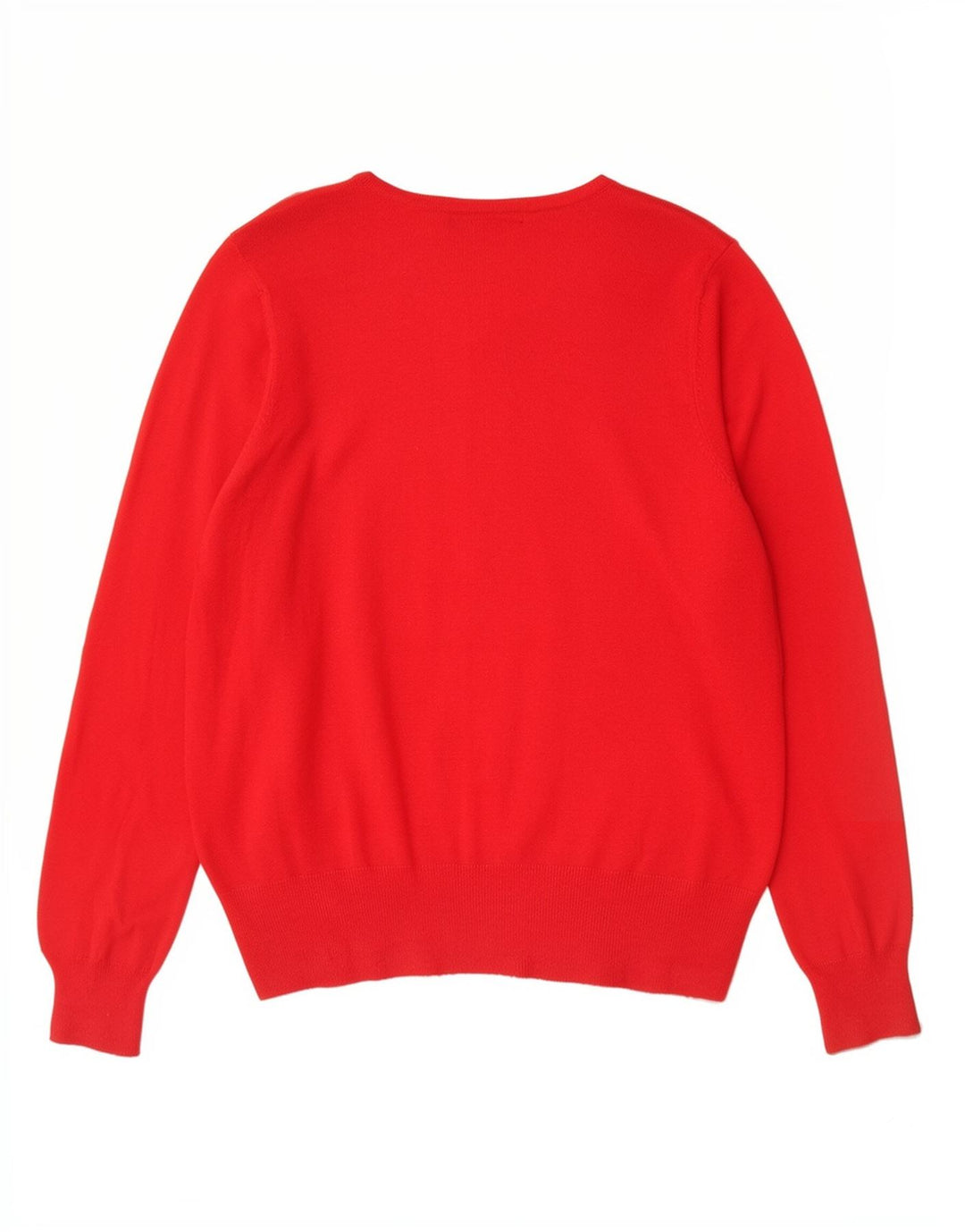 Maglione cardigan da donna Marks & Spencer UK 14 rosso medio