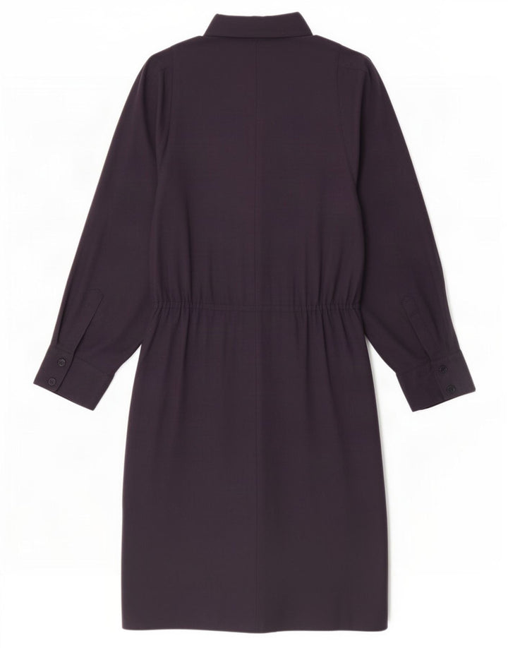 Abito a trapezio da donna Luisa Spagnoli IT 44 medio blu navy in lana
