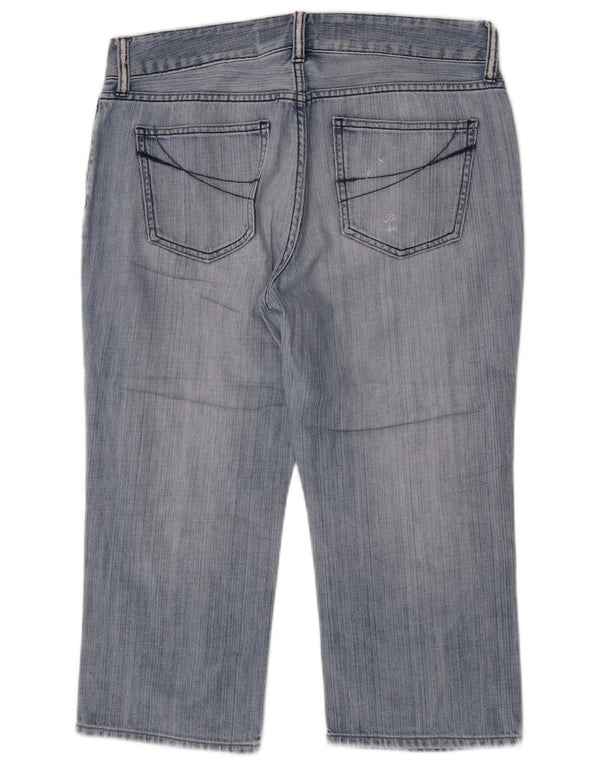 Jeans Capri curvy a vita bassa da donna Gap US 8 medio W32 L20 cotone blu