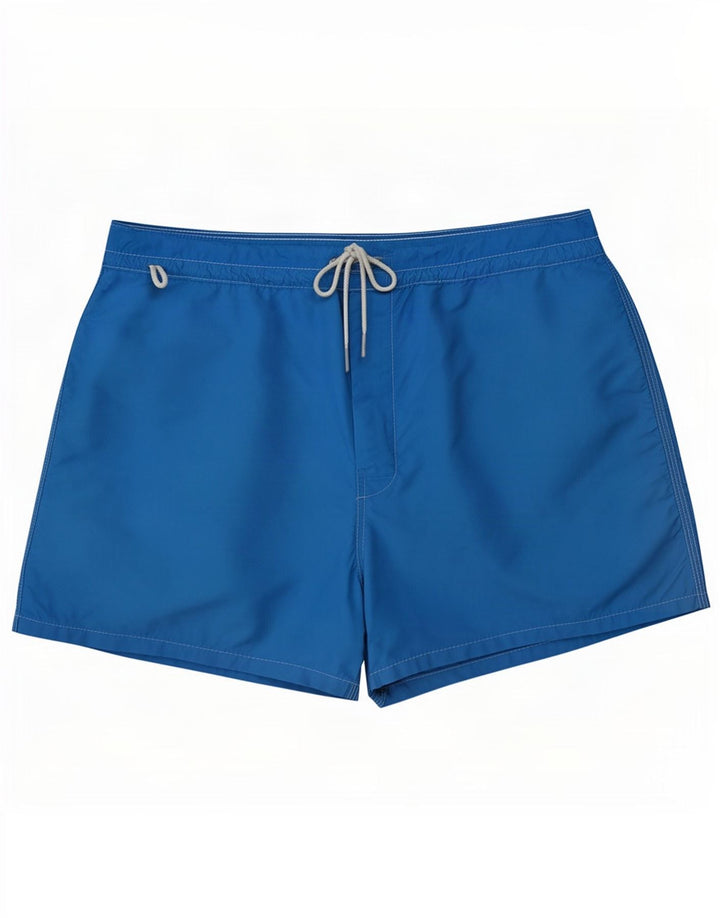 Pantaloncini da bagno regolari da uomo Sundek, grandi, in nylon color block blu