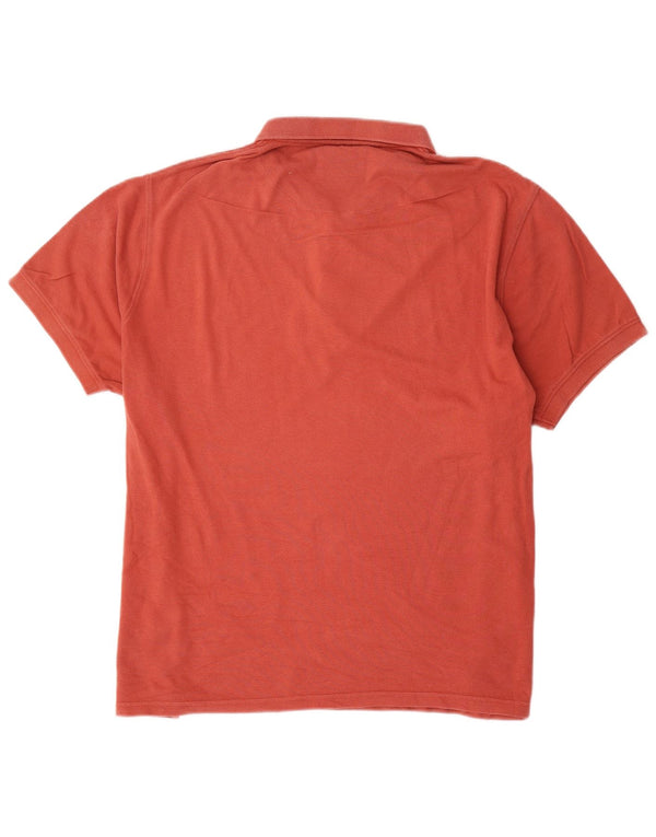 Polo da uomo Weird Fish 2XL in cotone rosso
