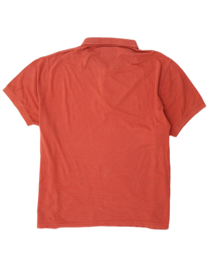 Polo da uomo Weird Fish 2XL in cotone rosso