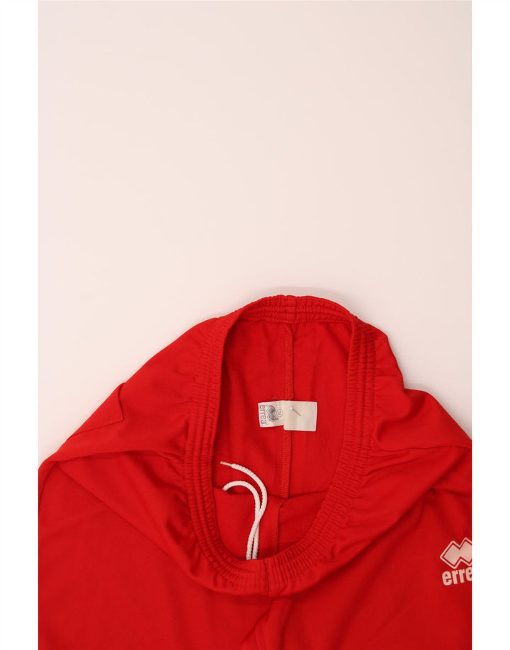 ERREA Mens Tracksuit Trousers Joggers Medium Red Polyester Vintage Errea and Second-Hand Errea from Messina Hembry 