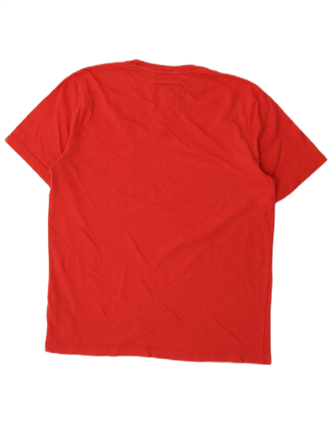 CREW CLOTHING T-shirt da uomo Top rosso medio in cotone