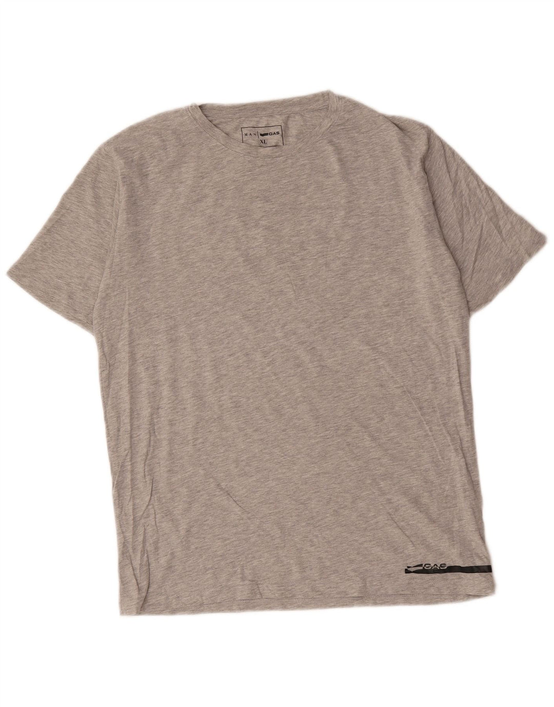 T-shirt da uomo Gas Top XL in cotone grigio