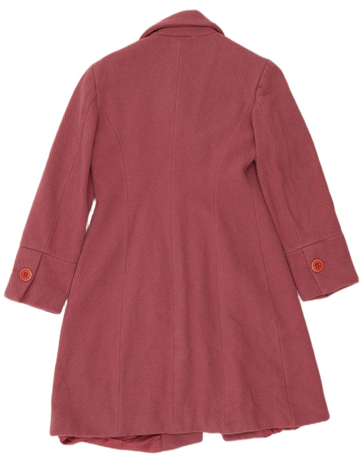 MAX & CO. Cappotto da donna UK 8 piccolo in lana rosa