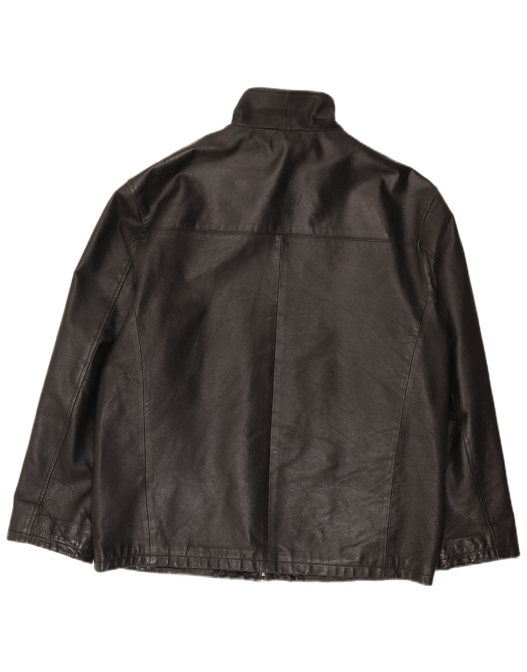 Giacca in pelle da uomo Angelo Litrico UK 38 media nera