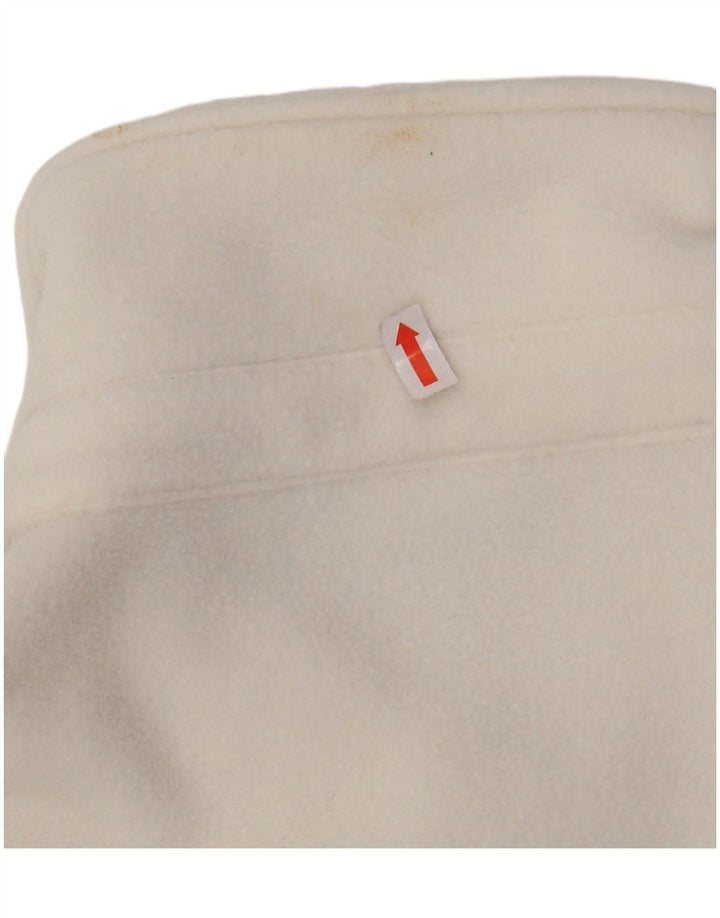 Camicia in pile grafica da uomo FILA poliestere bianco medio