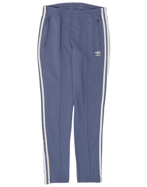 Pantaloni da tuta da donna ADIDAS UK 12 Poliestere blu medio