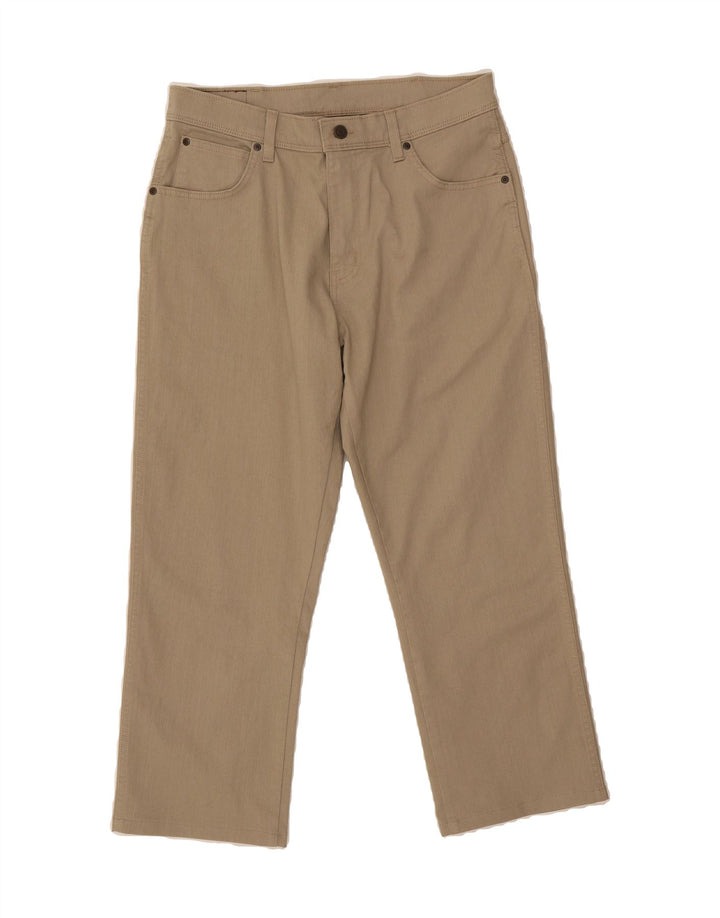 WRANGLER Mens Regular Fit Straight Jeans W34 L25 Beige Cotton Vintage Wrangler and Second-Hand Wrangler from Messina Hembry 