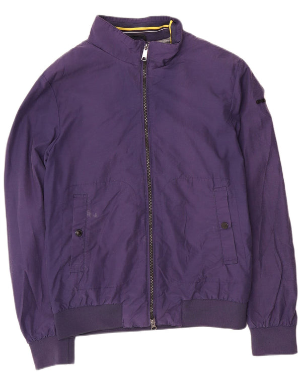 Giubbotto bomber Geox da uomo Respira UK 36 Small blu navy in poliammide