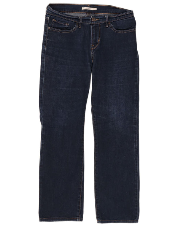 Jeans dritti Levi's da donna 714 W28 L27 cotone blu