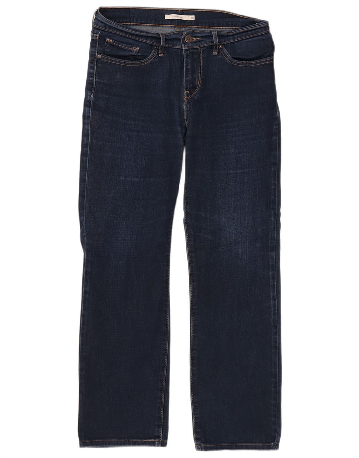 Jeans dritti Levi's da donna 714 W28 L27 cotone blu