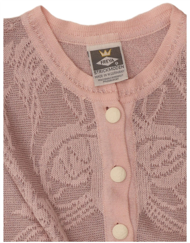Maglione maglione girocollo da donna FREYA EU 40 rosa medio floreale