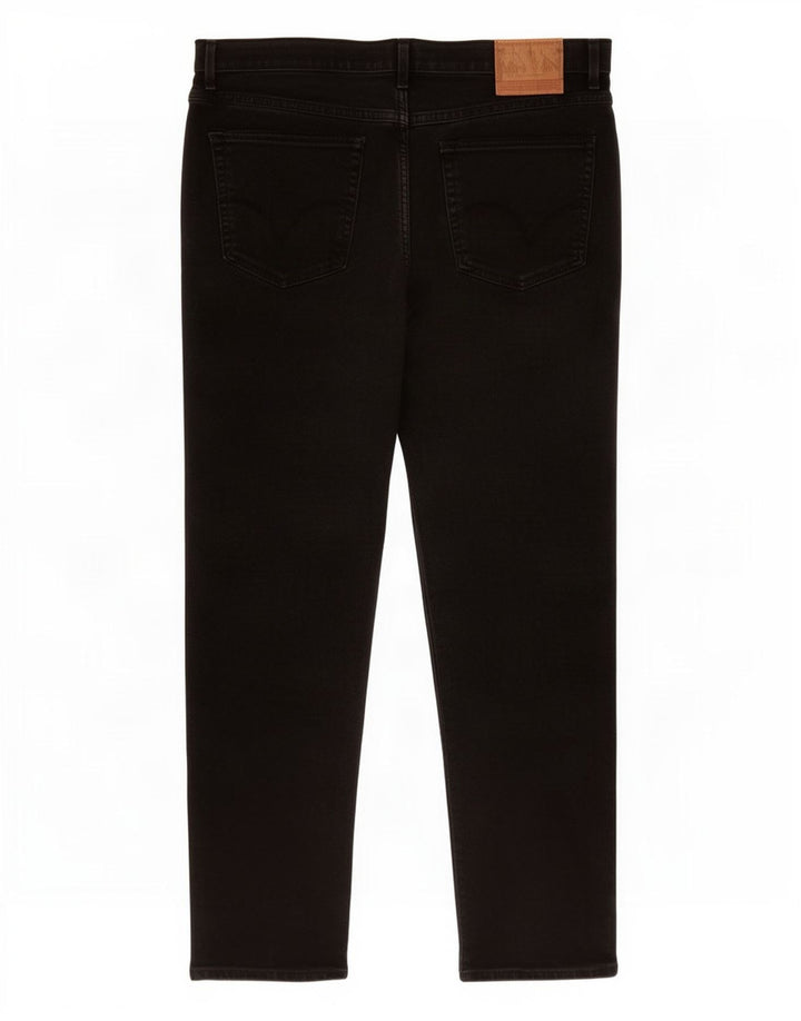 Jeans dritti da uomo Marks & Spencer W36 L29 cotone nero