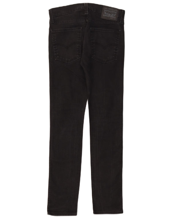 Jeans slim da donna Levi's W30 L29 cotone nero